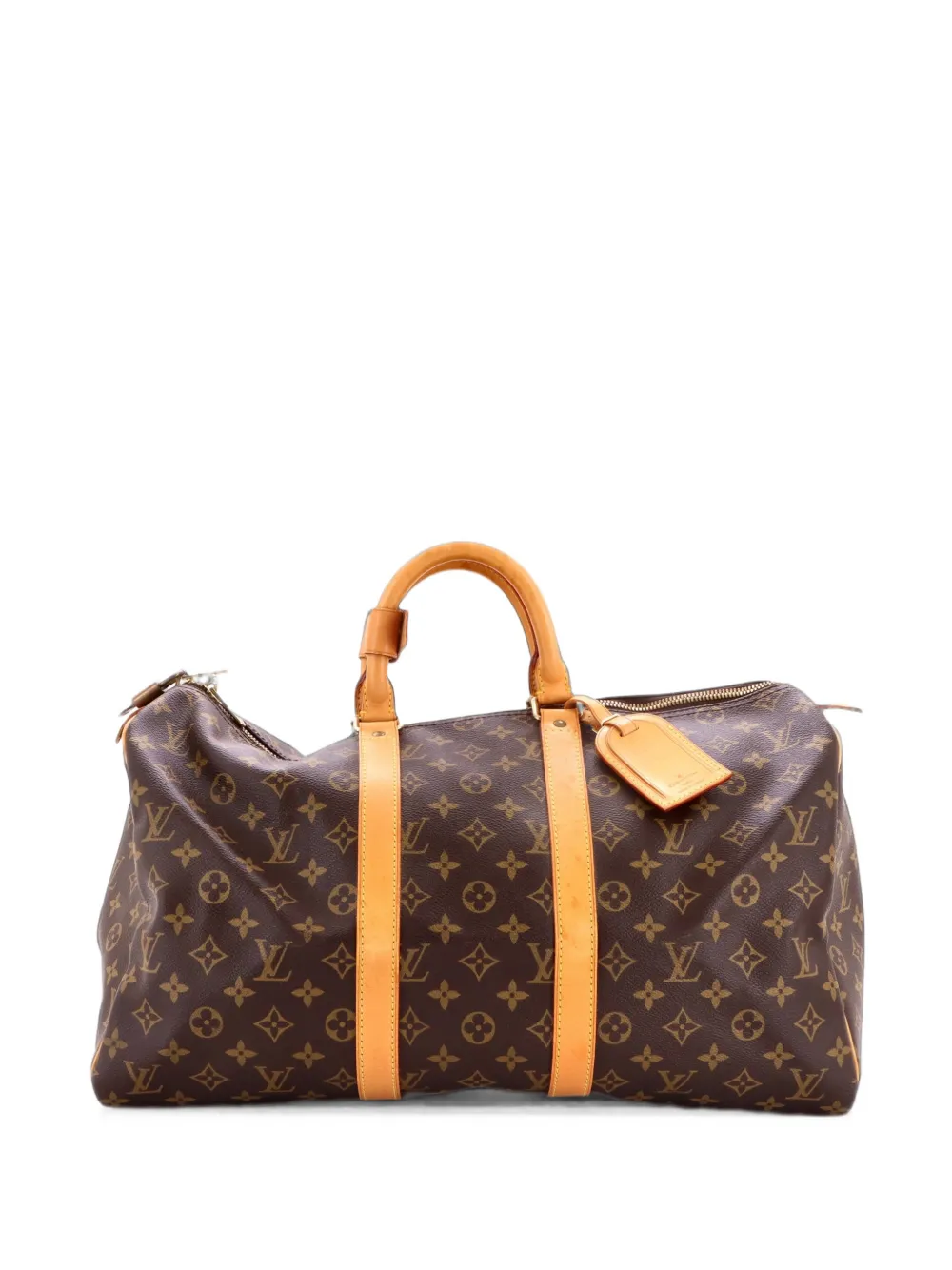 Louis Vuitton Pre-Owned Keepall Bag Monogram Canvas 45 satchel - Marrone