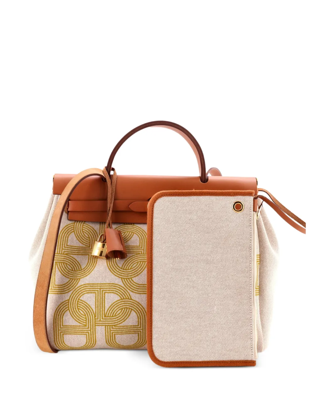 Hermès Pre-Owned Borsa a tracolla Herbag Zip Circuit 24 31 in pelle - Marrone