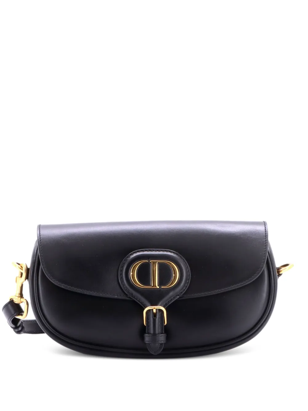Christian Dior Pre-Owned Bobby Flap Bag Leather East West crossbody bag - Schwarz