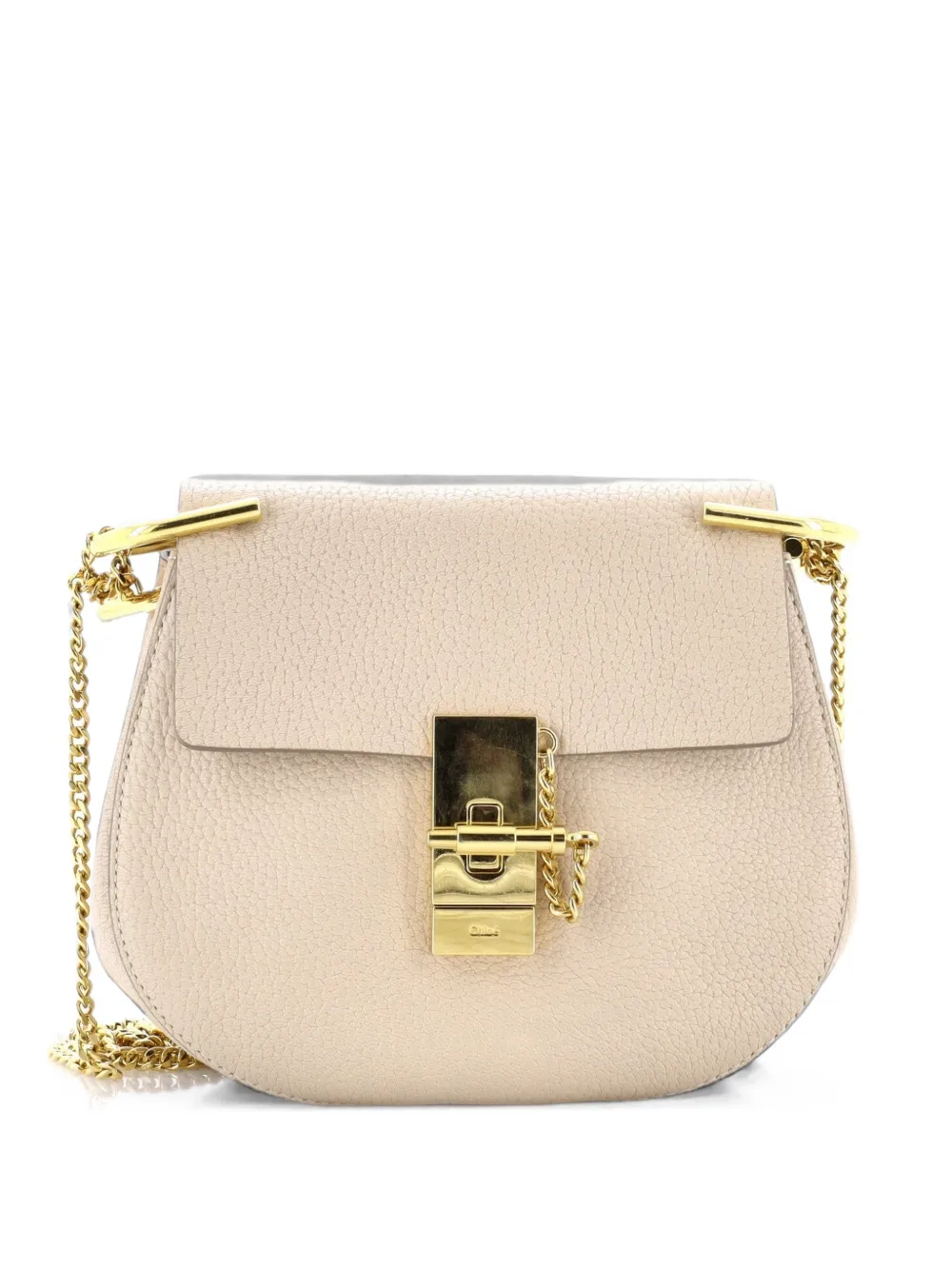 Chloé Pre-Owned Drew Leather Mini crossbody bag - Rosa