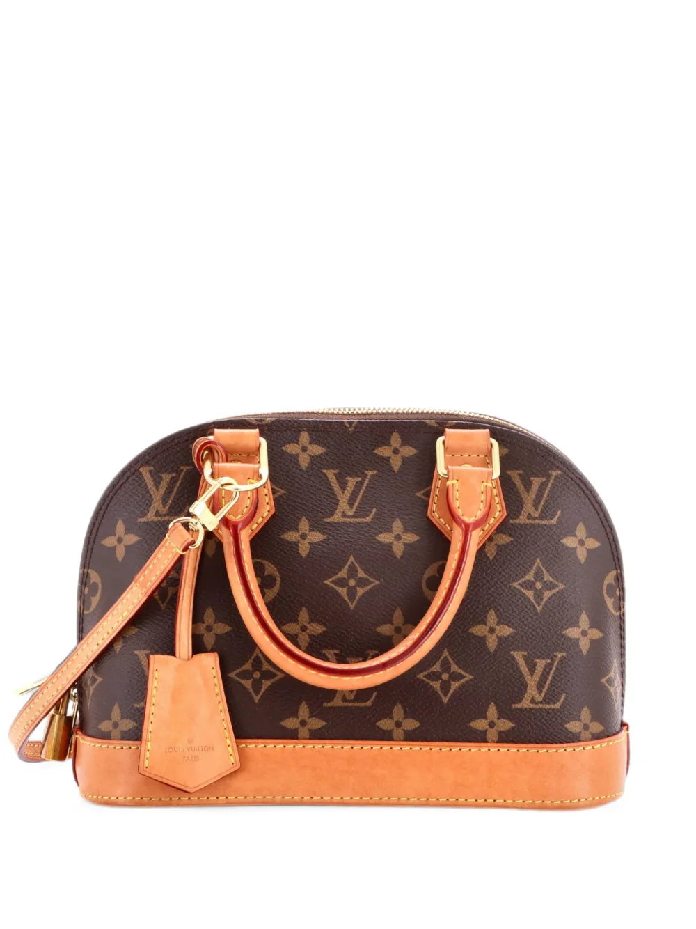Louis Vuitton Pre-Owned Alma Handbag Monogram Canvas BB crossbody bag - Braun