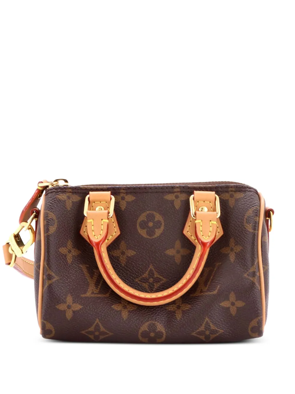 Louis Vuitton Pre-Owned Speedy Bandouliere NM Bag Monogram Canvas Nano crossbody bag - Marrone