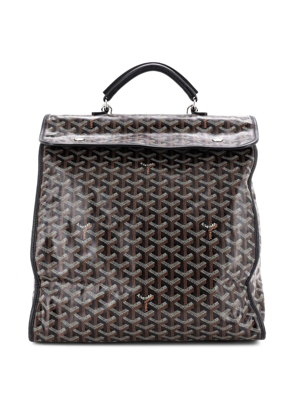Goyard Pre-Owned sac à dos Saint Leger Briefcase Coated Canvas - Noir Goyard Pre-Owned sac à dos Saint Leger Briefcase Coated Canvas - Noir