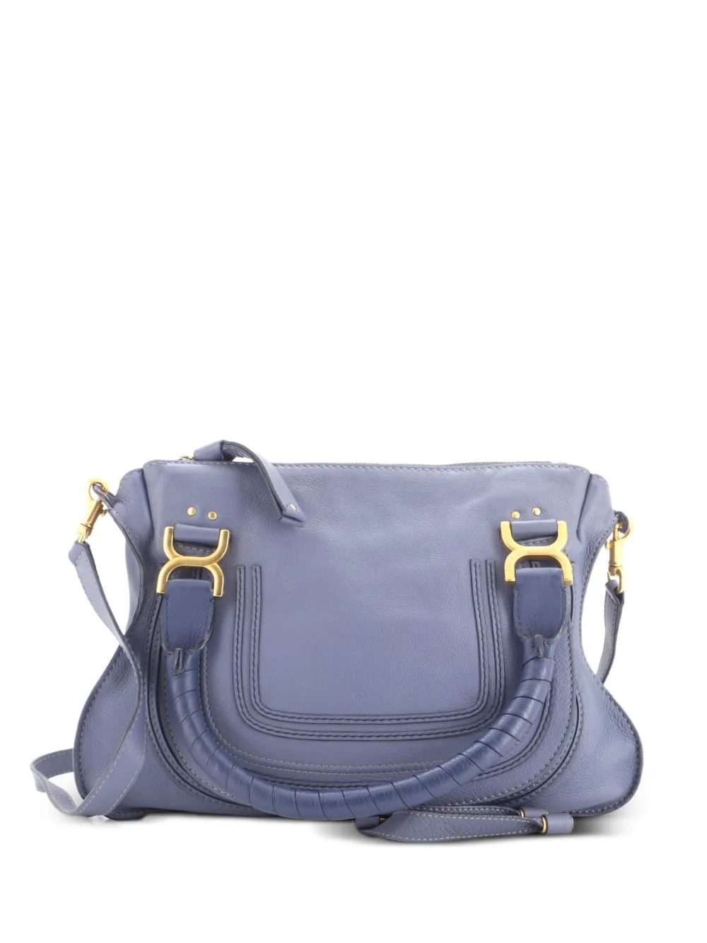Chloé Pre-Owned Marcie Leather Medium satchel - Blau