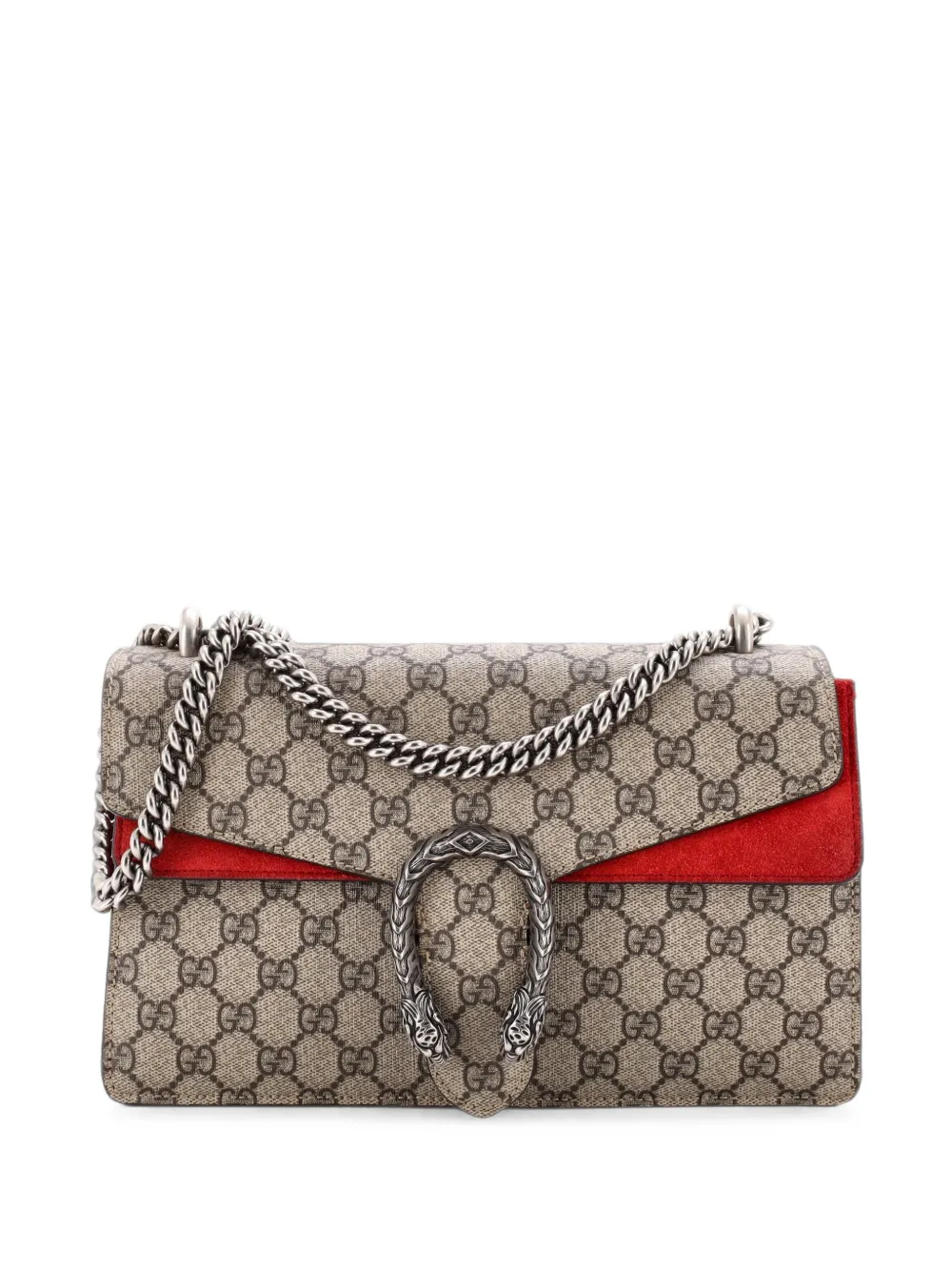 Gucci Pre-Owned Dionysus Bag GG Coated Canvas Small shoulder bag - Rosso