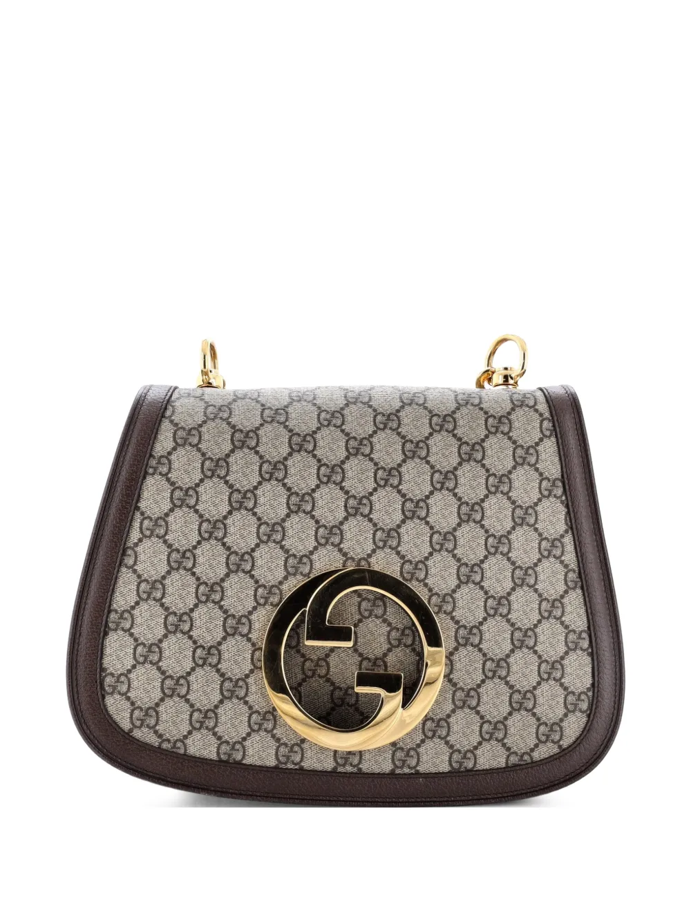 Gucci Pre-Owned Blondie NM Top Handle Bag GG Coated Canvas Medium satchel - Brown