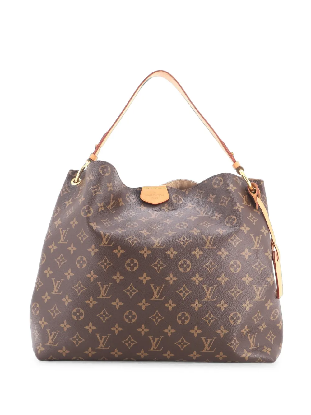 Louis Vuitton Pre-Owned Graceful Handbag Monogram Canvas MM hobo bag - Braun
