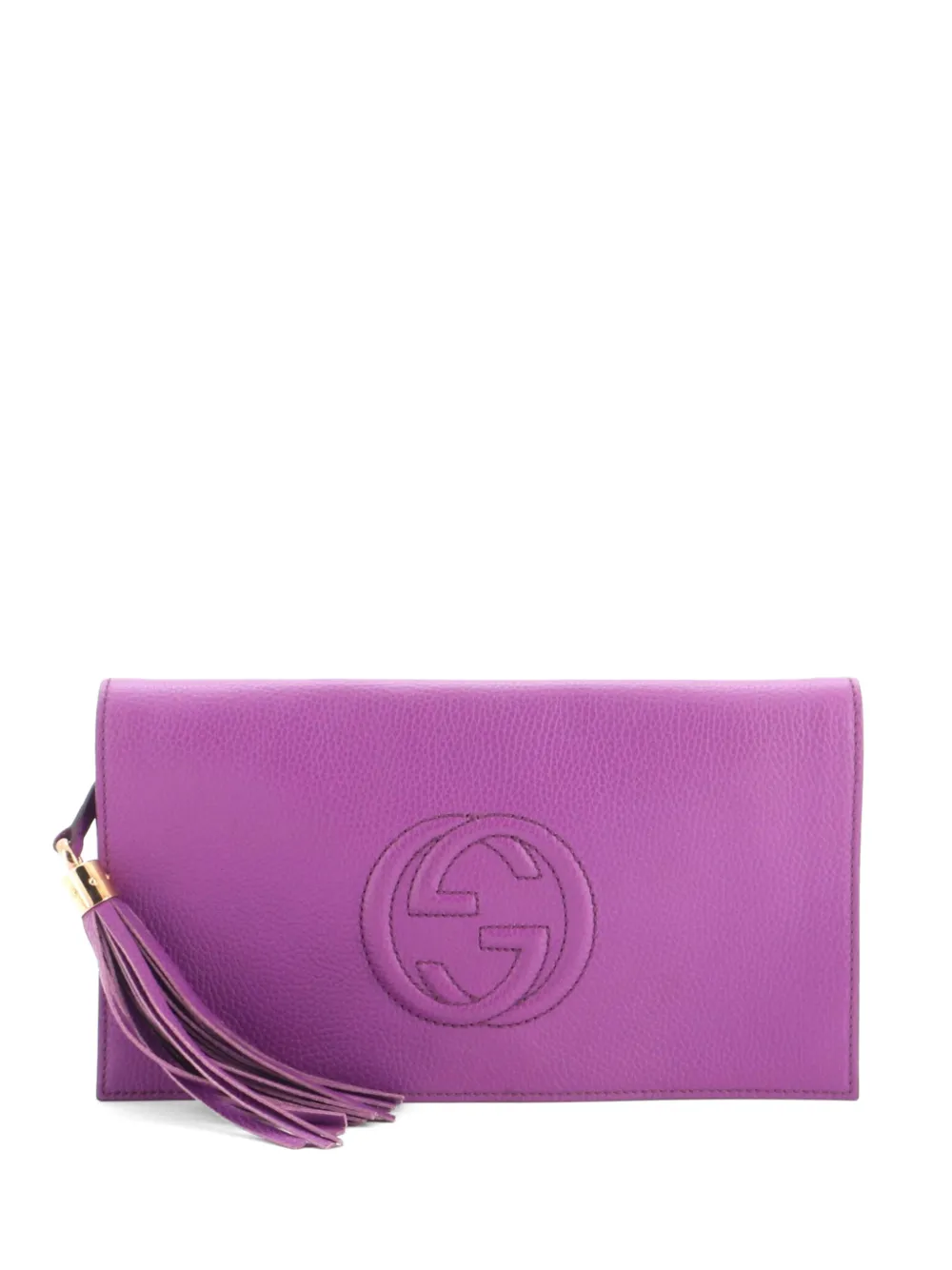 Gucci Pre-Owned pochette Soho en cuir - Violet
