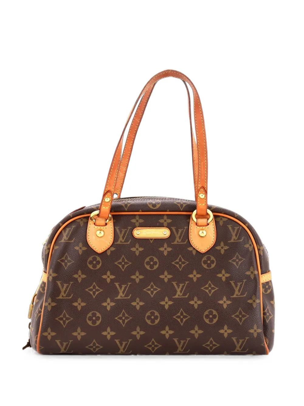 Louis Vuitton Pre-Owned Montorgueil Handbag Monogram Canvas PM satchel - Marrone