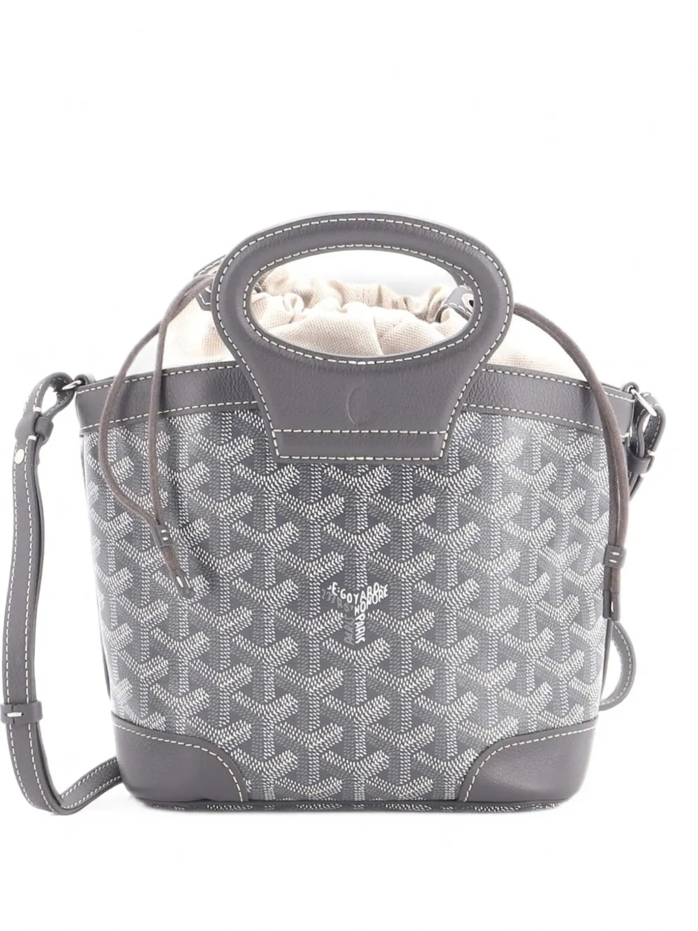 Goyard Pre-Owned Beluga Bag Coated Canvas Mini tote bag - Grigio