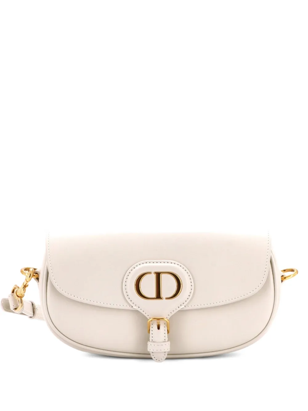 Christian Dior Pre-Owned Bobby Flap Bag Leather East West crossbody bag - Weiß