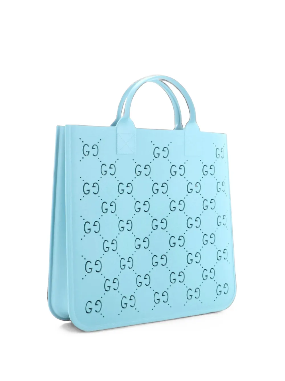 Gucci Pre-Owned Kid's Perforated Rubber tote bag - Blu