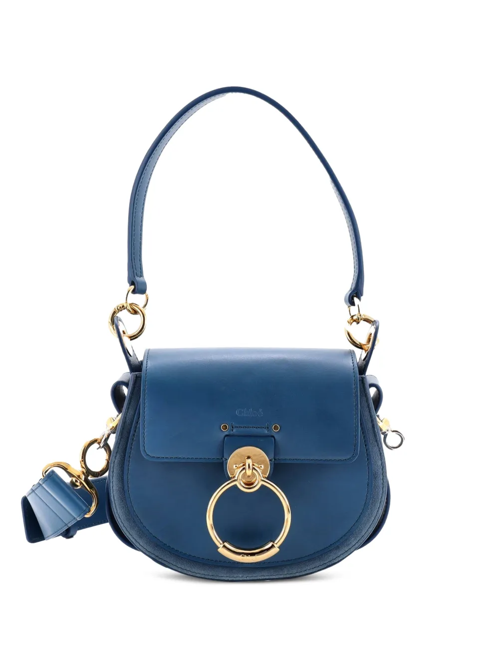 Chloé Pre-Owned Tess Bag Leather Small shoulder bag - Blu