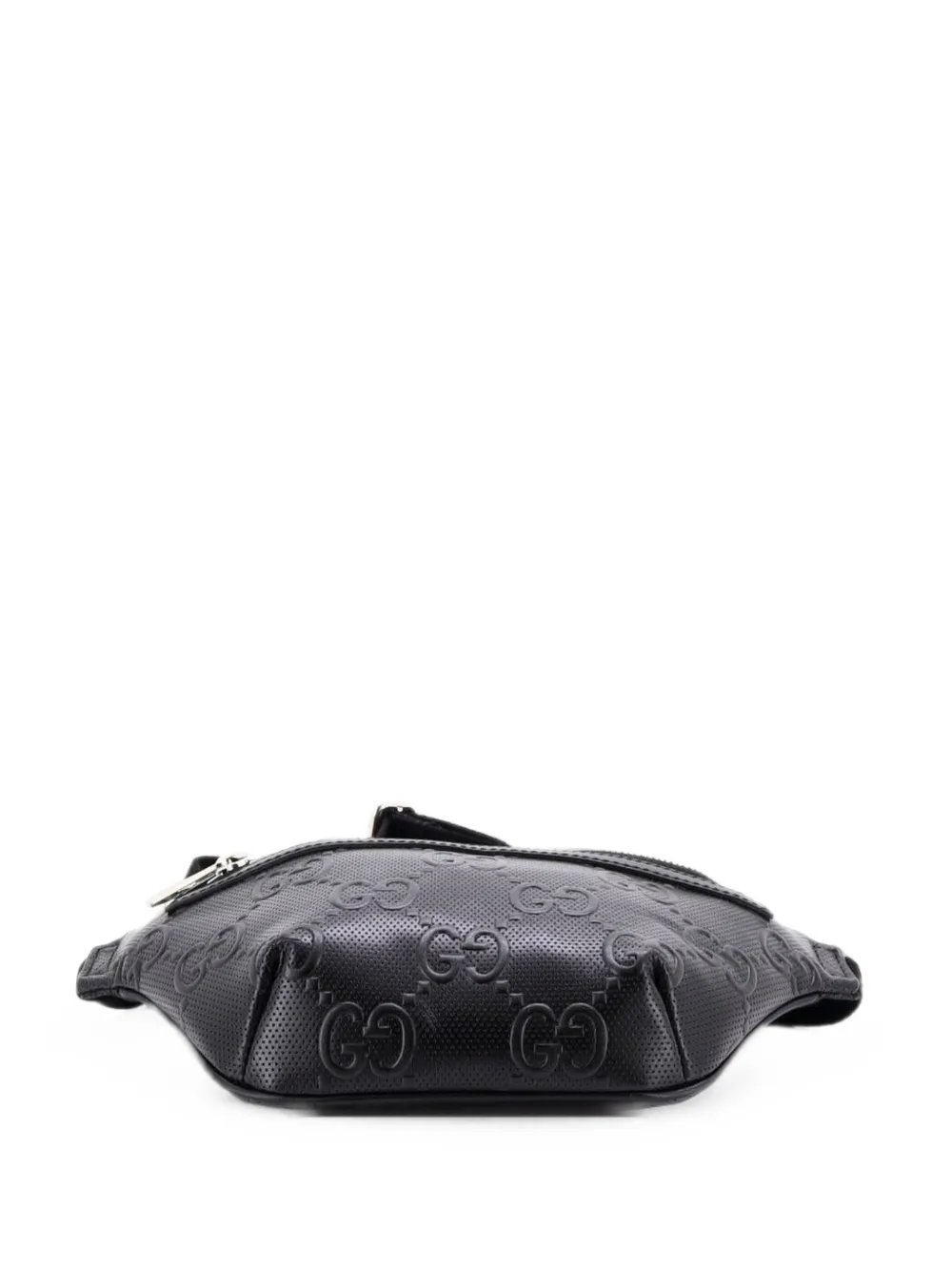 Gucci Pre-Owned GG Embossed Perforated Leather Small belt bag - Nero