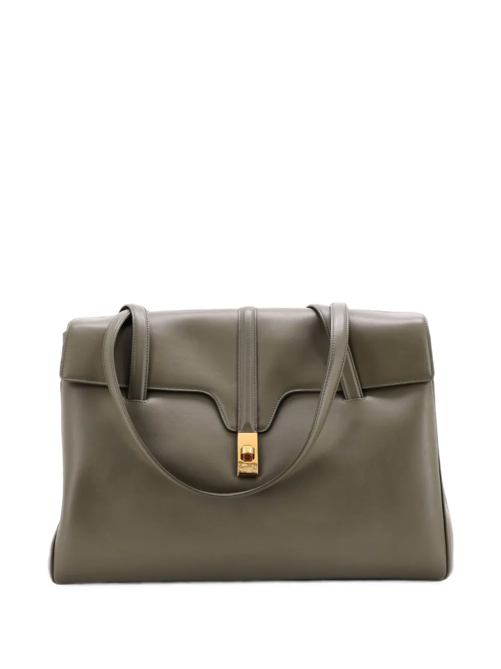 Celine Pre-Owned Soft 16 Bag Smooth Calfskin Large shoulder bag - Verde