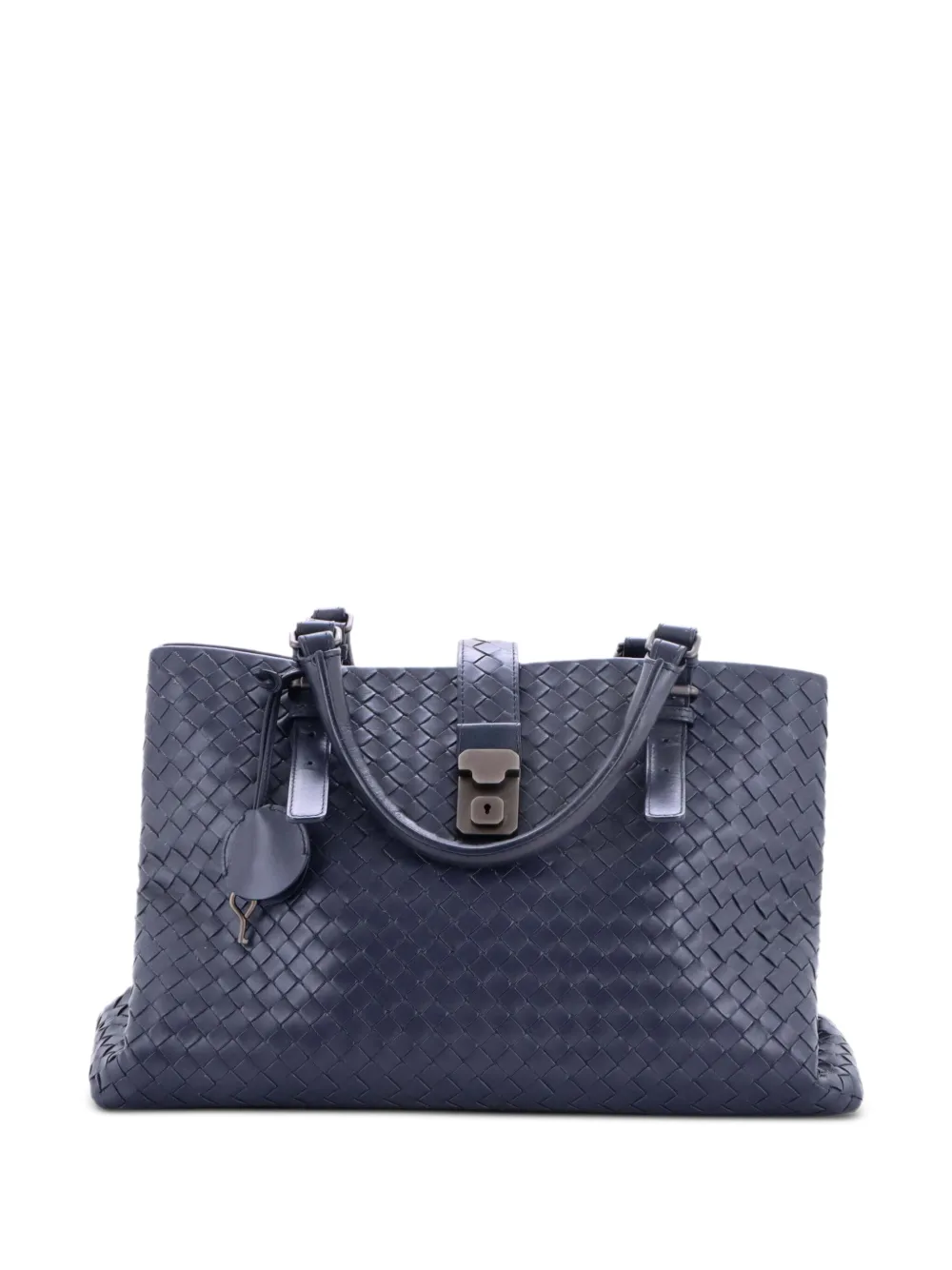 Bottega Veneta Pre-Owned Roma Bag Intrecciato Nappa Medium tote bag - Blu