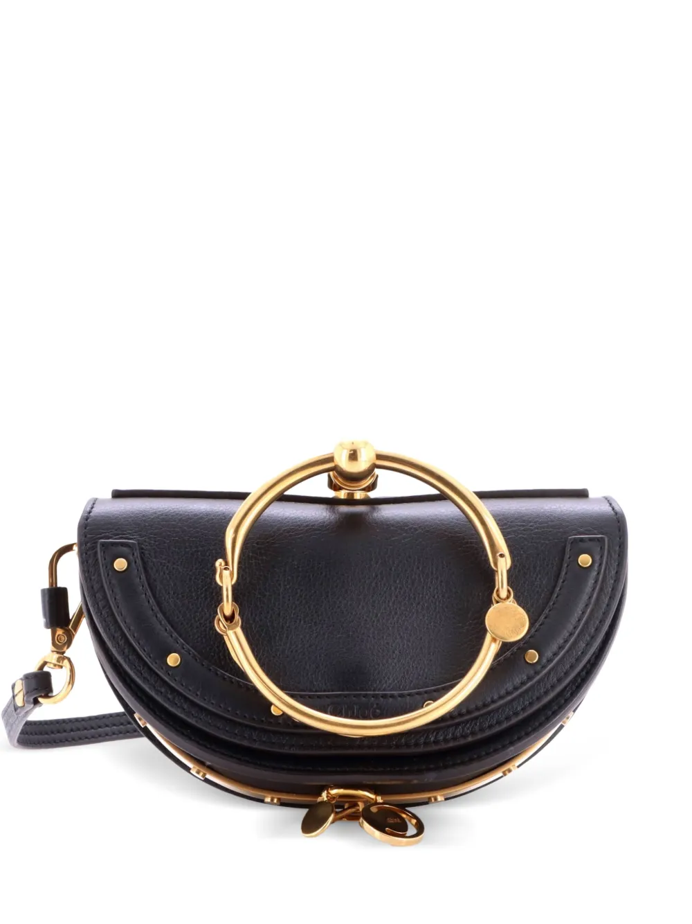 Chloé Pre-Owned Nile Leather Mini crossbody bag - Schwarz