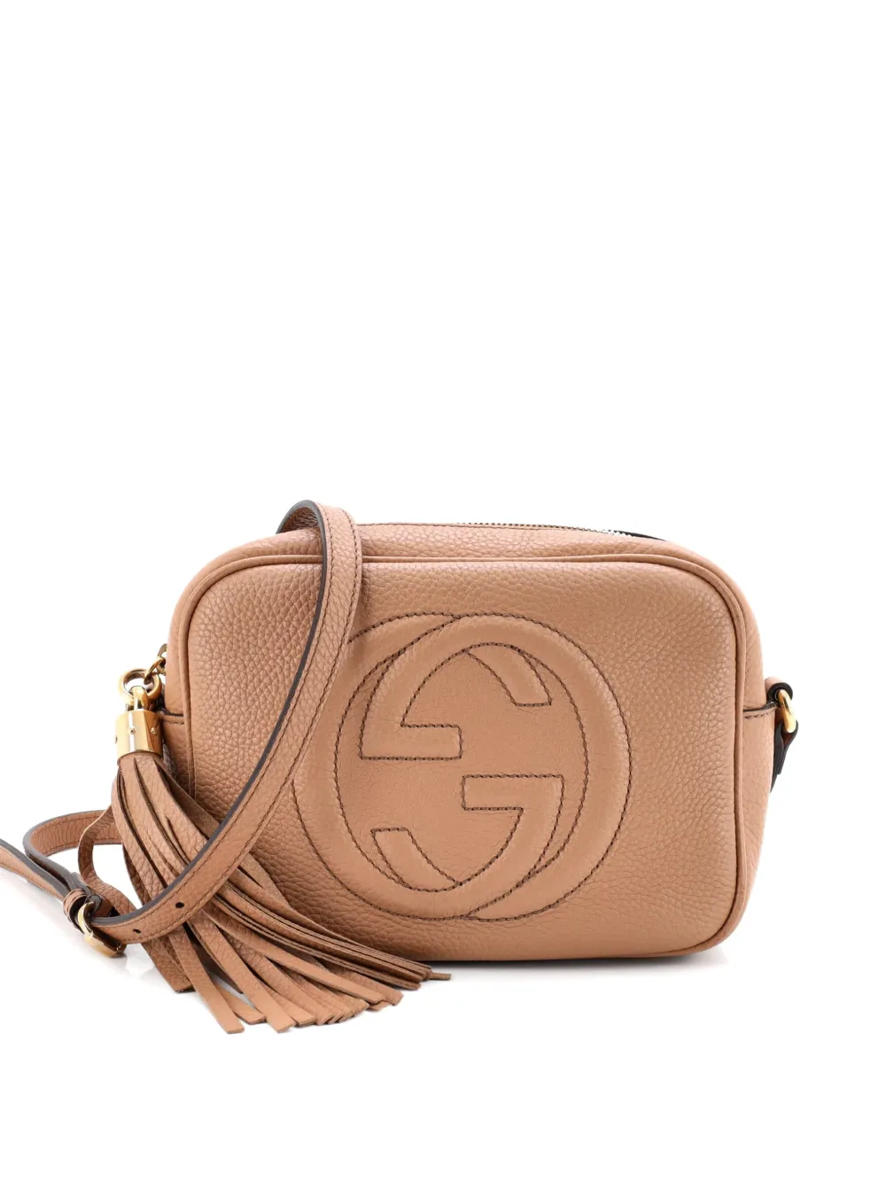 Gucci Pre-Owned Soho Disco Leather Small crossbody bag - Toni neutri