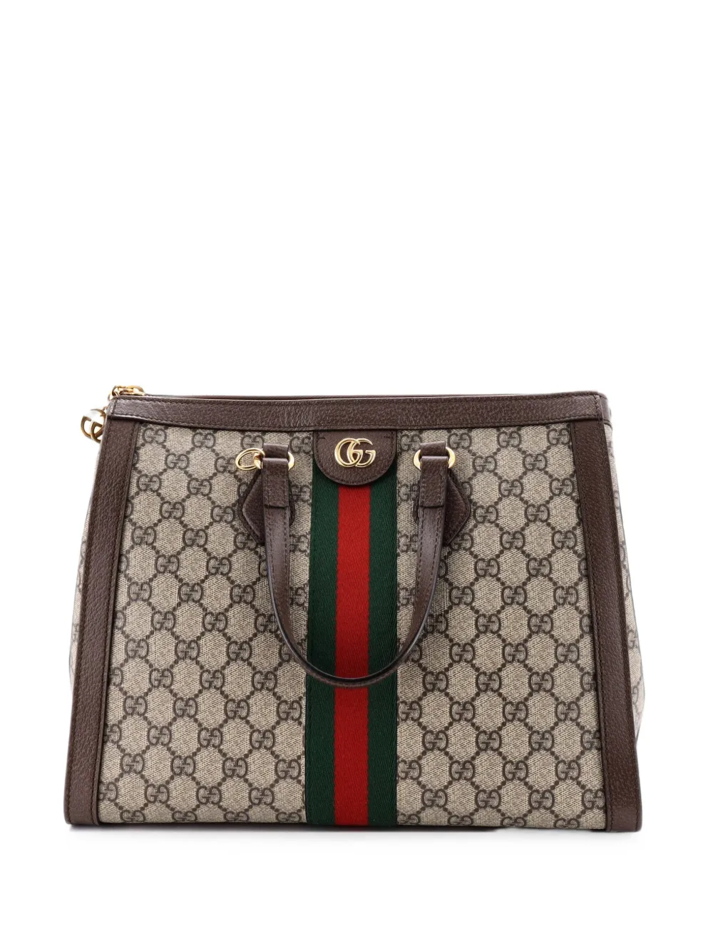 Gucci Pre-Owned Ophidia Top Handle GG Coated Canvas Medium Tote