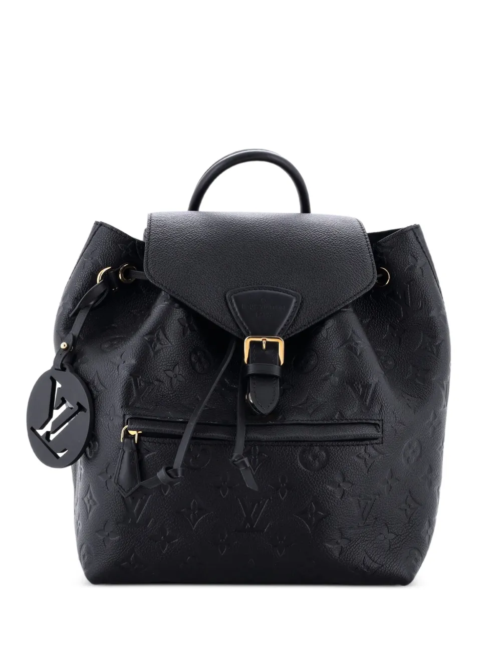 Louis Vuitton Pre-Owned Montsouris NM Monogram Empreinte Leather PM backpack - Nero
