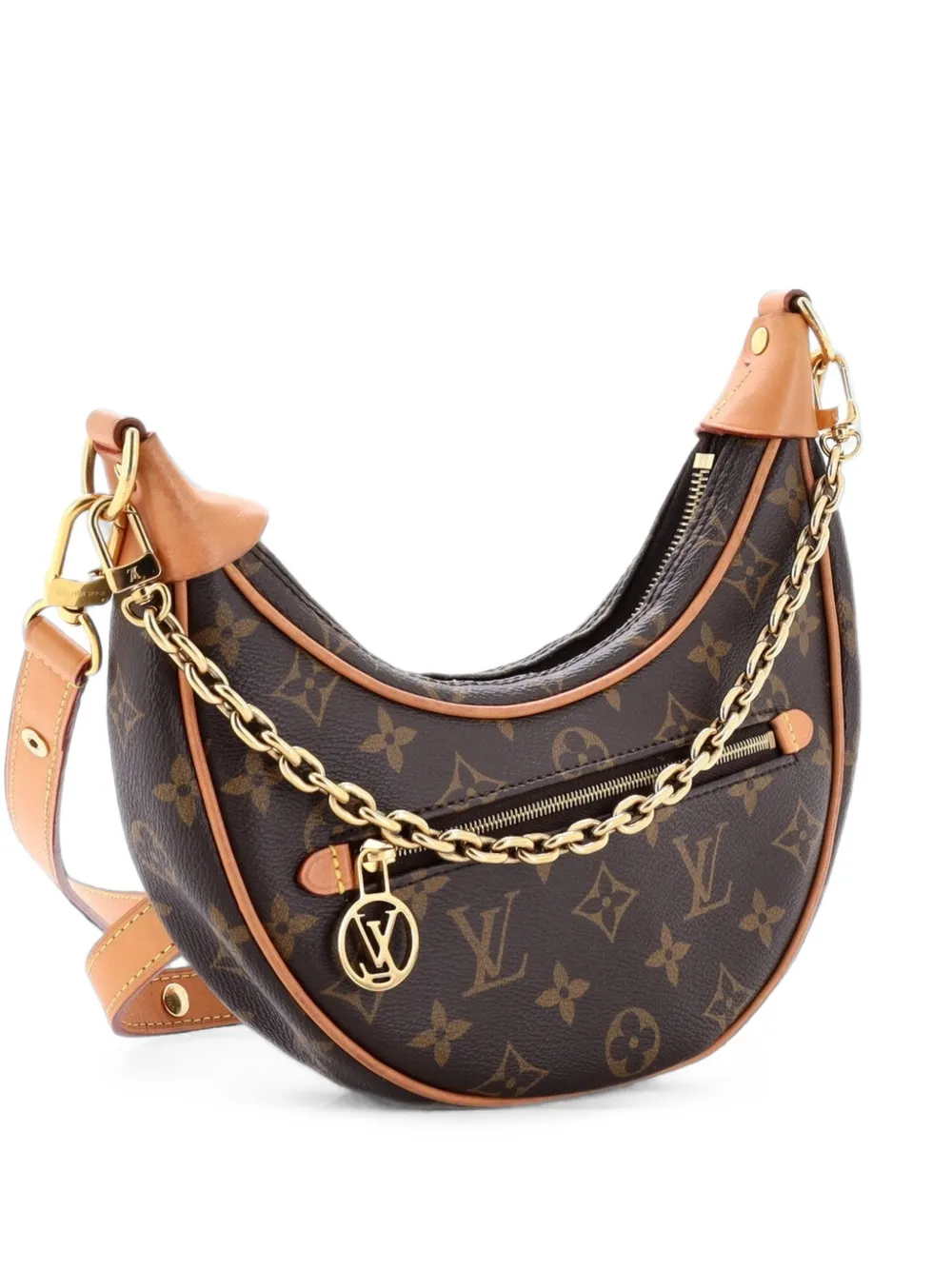 Louis Vuitton Pre-Owned Loop Handbag Monogram Canvas hobo bag - Brown