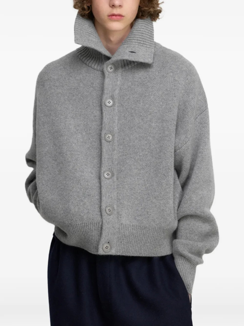 extreme cashmere Clement button-up cardigan