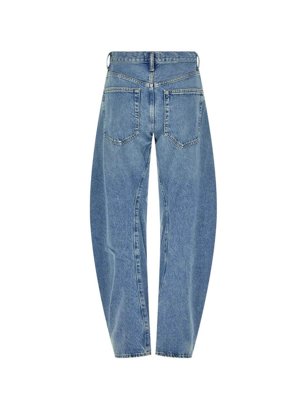AGOLDE Jeans met gewelfde pijpen Blauw