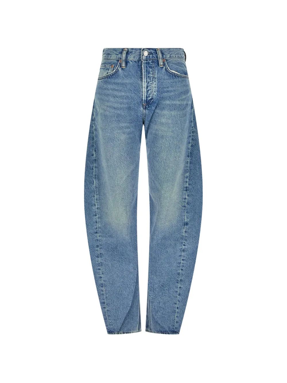 AGOLDE curved-leg jeans