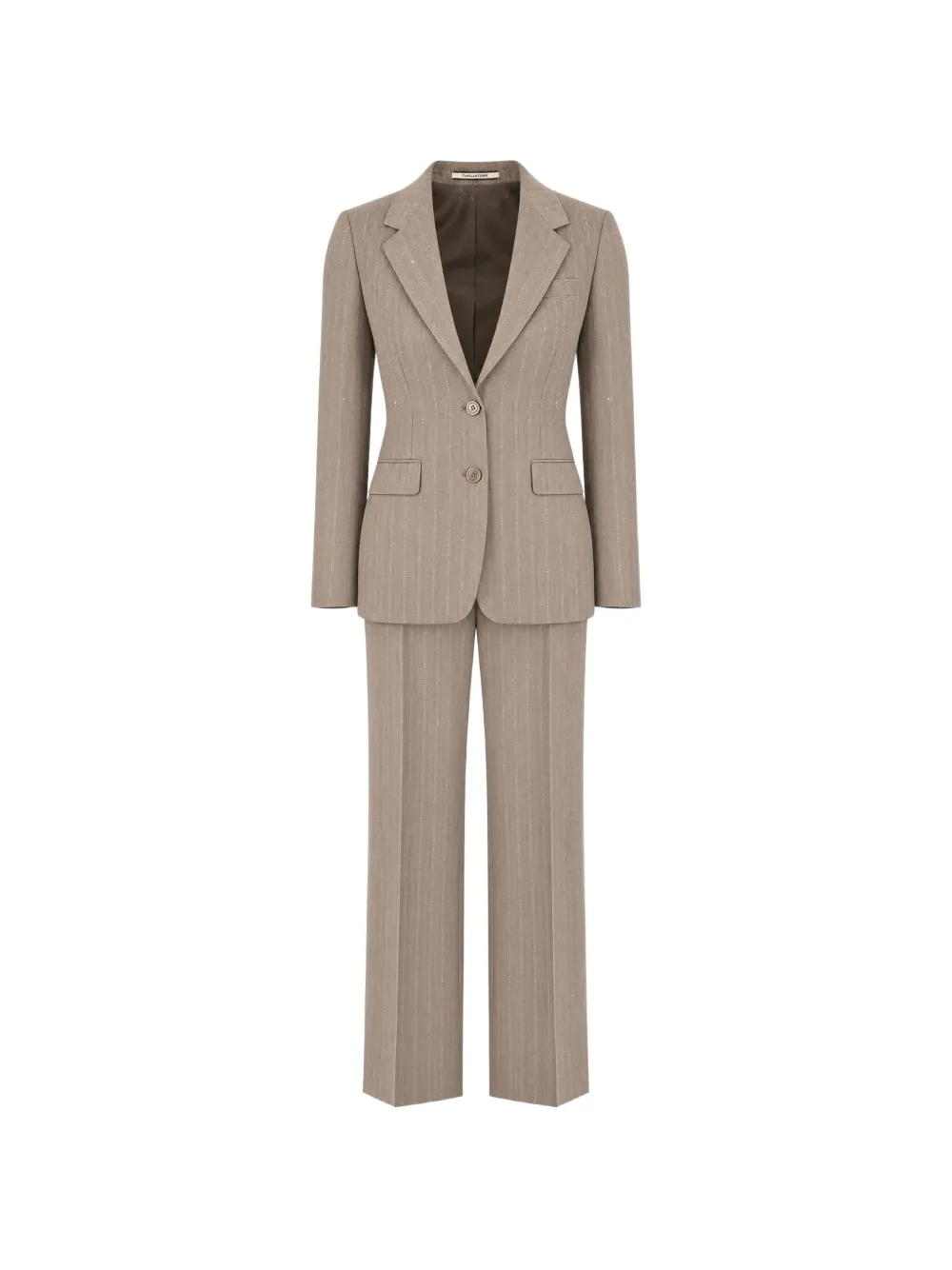 Tagliatore Pantalon met krijtstreep Bruin