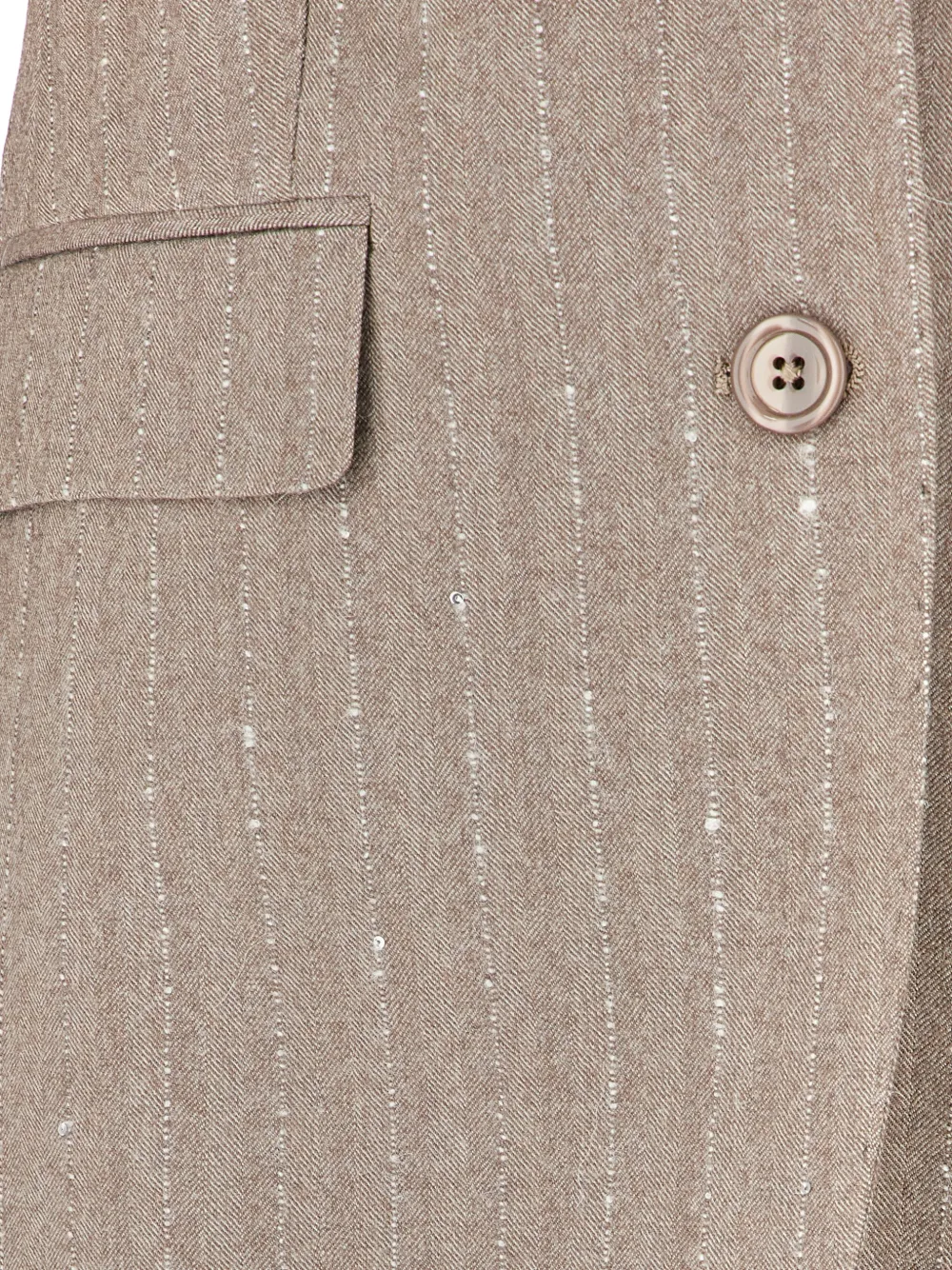 Tagliatore Pantalon met krijtstreep Bruin