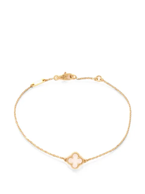 Van Cleef & Arpels Pre-Owned pulsera Sweet Alhambra en oro amarillo de 18 ct y madreperla