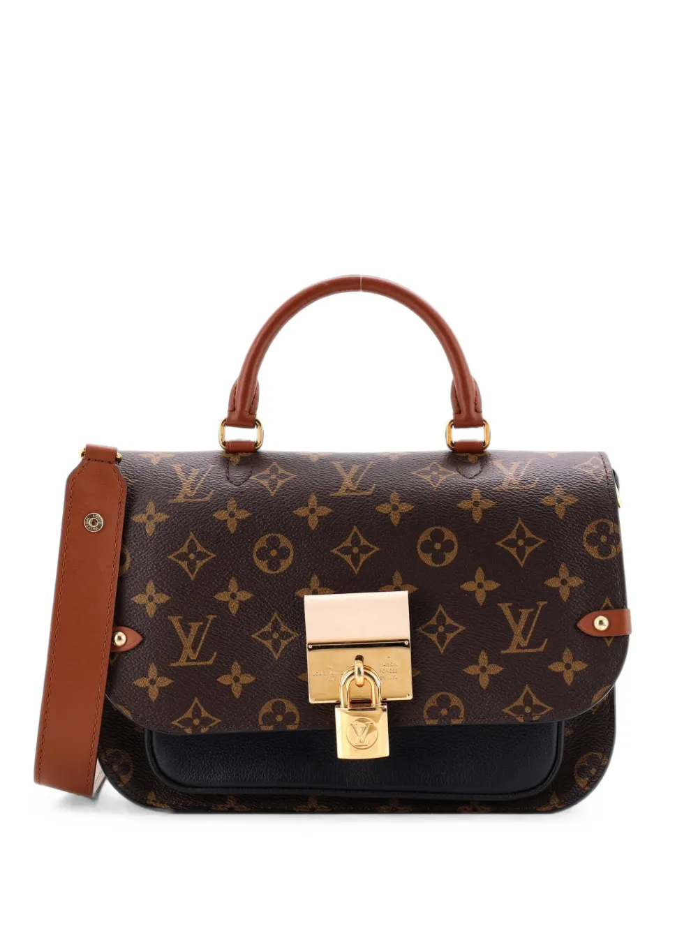 Louis Vuitton Pre-Owned Vaugirard Handbag Monogram Canvas with Leather satchel - Nero