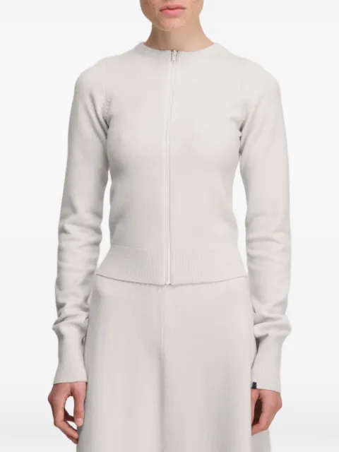 extreme cashmere كارديغان 'تانجرين' بسحاب