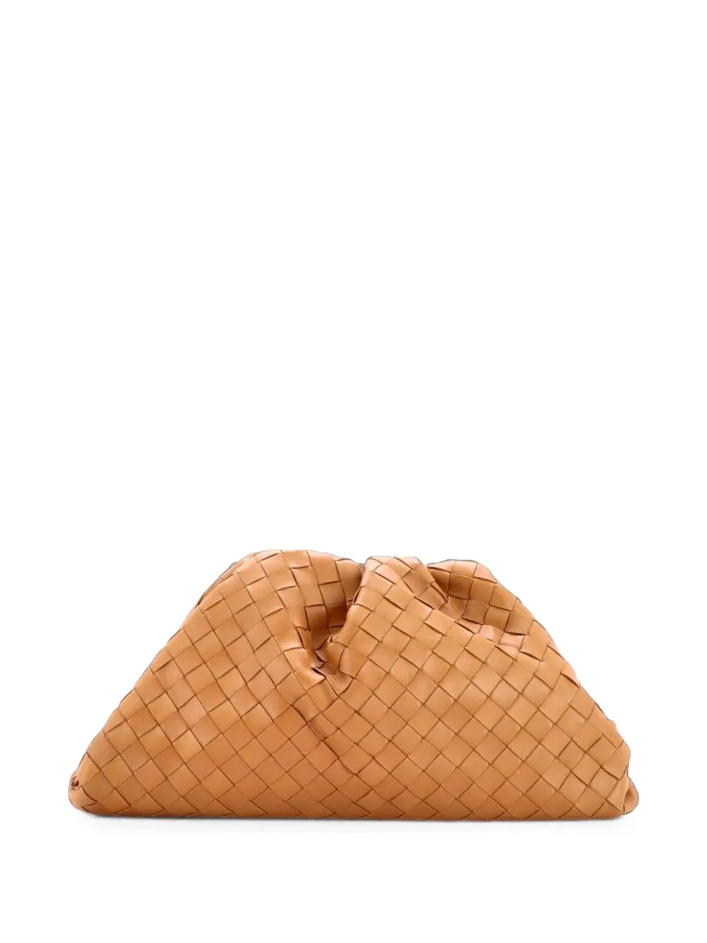 Bottega Veneta Pre-Owned The Pouch Intrecciato Nappa Teen crossbody bag - Marrone