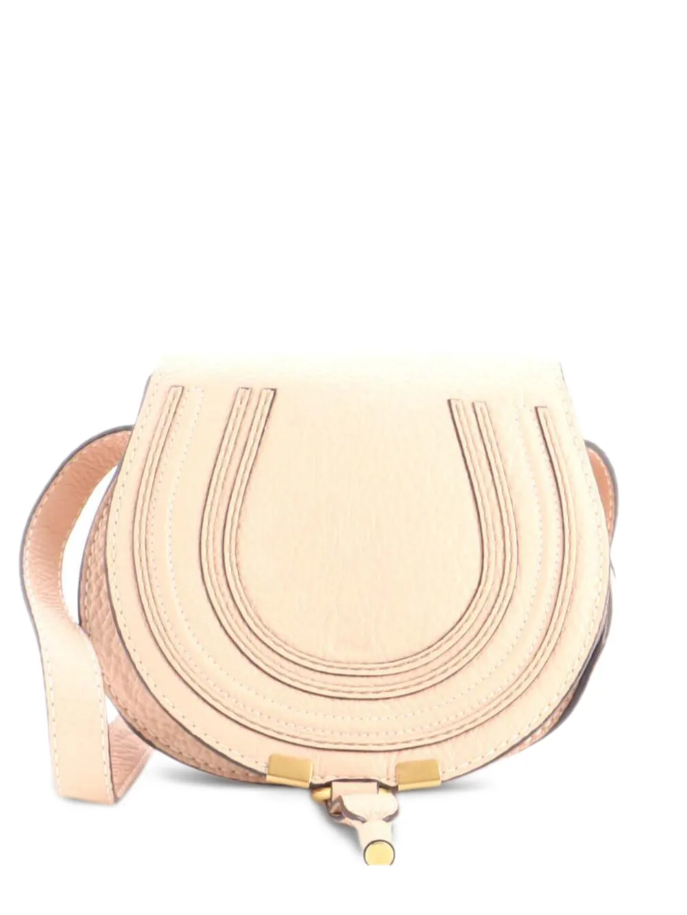Chloé Pre-Owned Marcie Leather Mini crossbody bag - Rosa