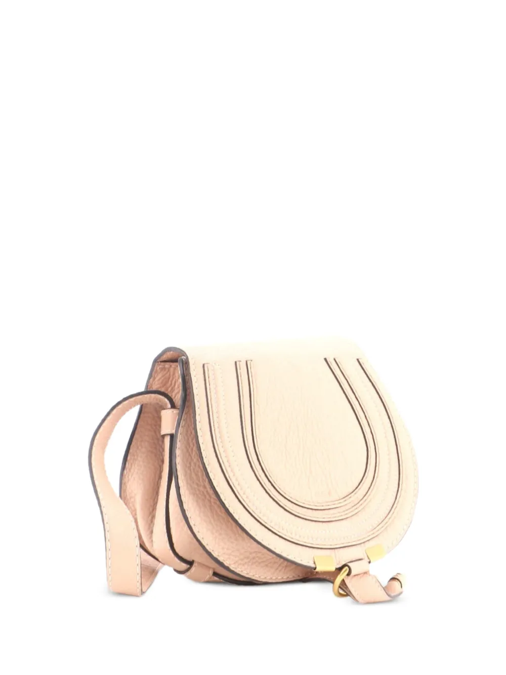 Chloé Pre-Owned Marcie Leather Mini crossbody bag - Pink