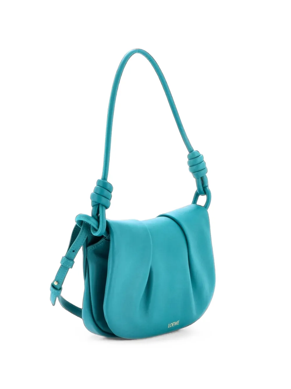 Loewe Pre-Owned Paseo Leather shoulder bag - Blu