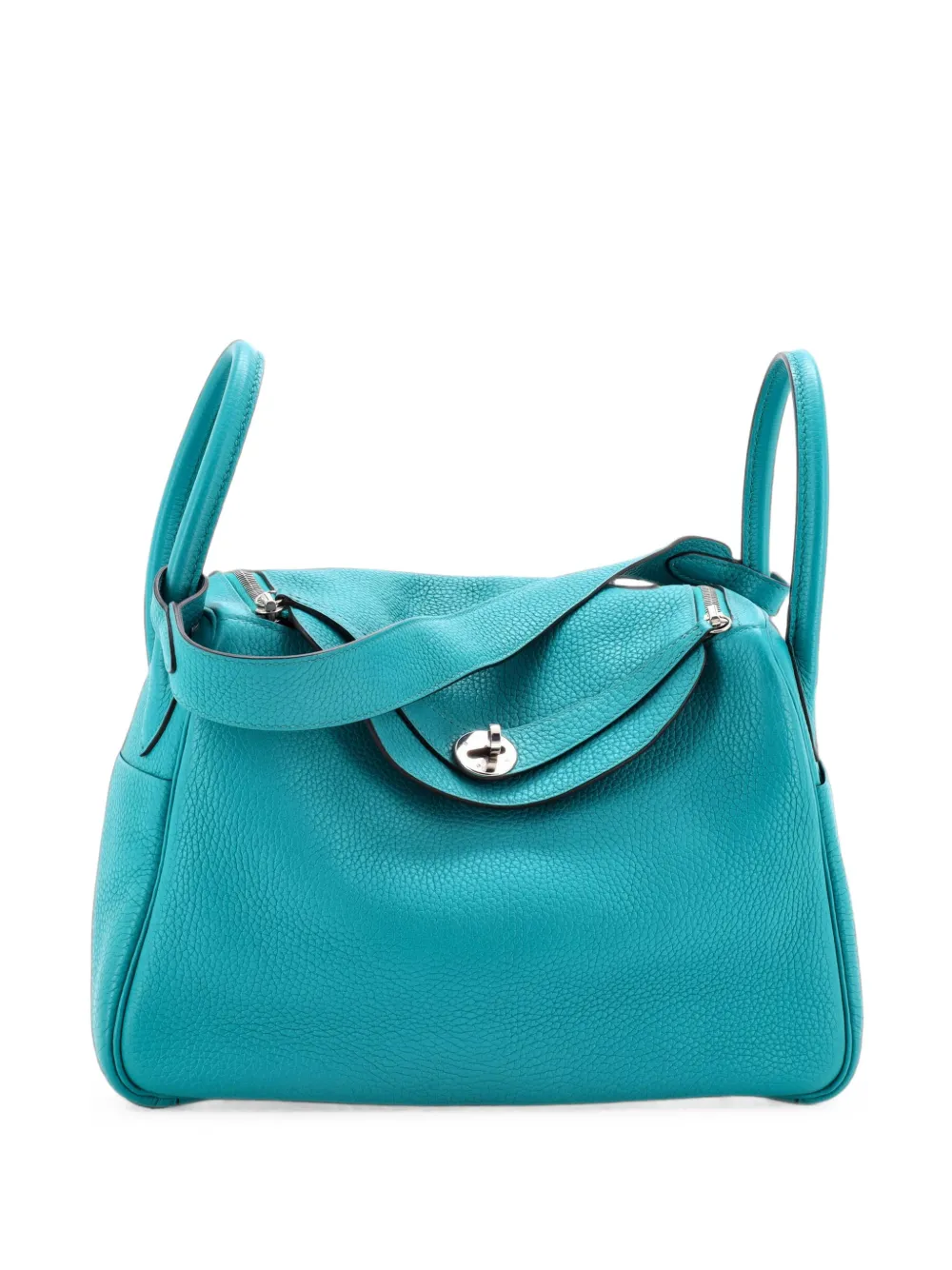 Hermès Pre-Owned Lindy Bag Clemence 30 shoulder bag - Blu