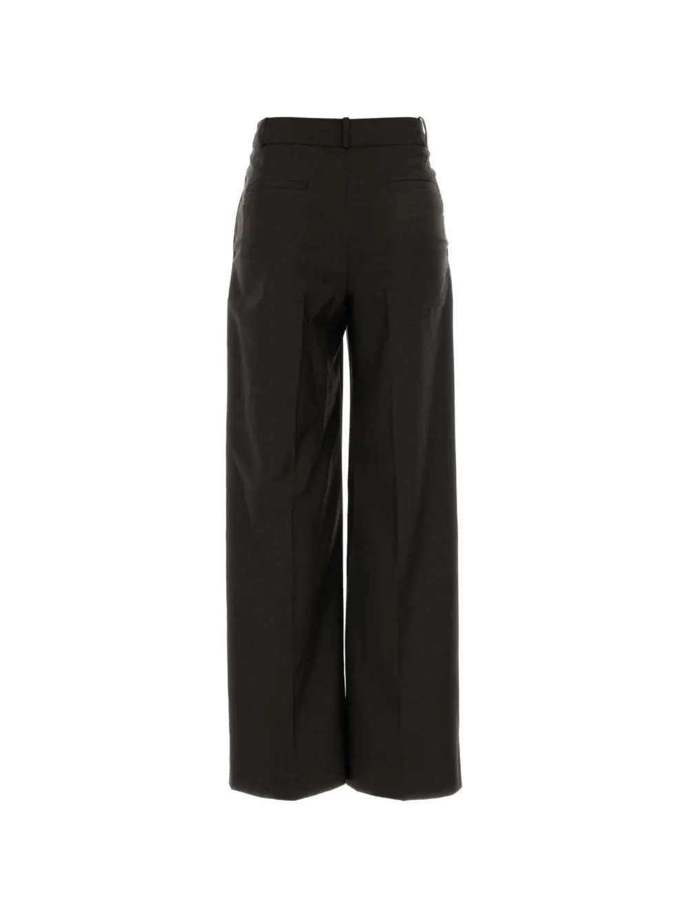 LouLou de Saison Sbiru Lds geplooide broek met wijde pijpen Bruin