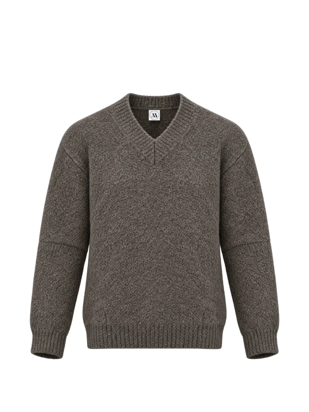 ANDRÈ MAURICE V-neck sweater - Grigio
