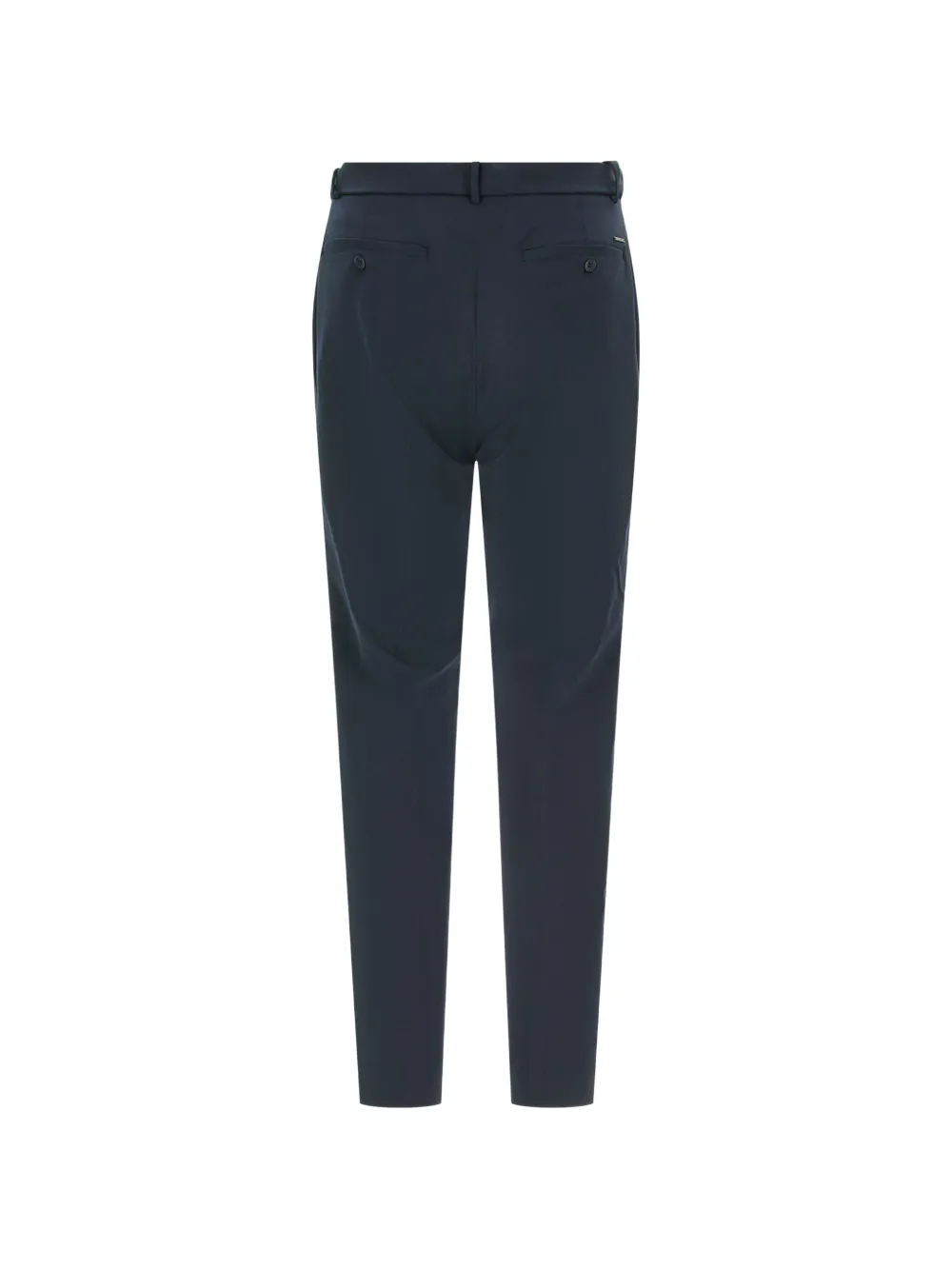 Alphatauri Palas slim-fit broek met logo-plakkaat Blauw