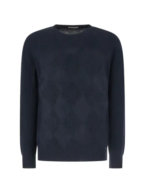 Ballantyne argyle-knit wool sweater