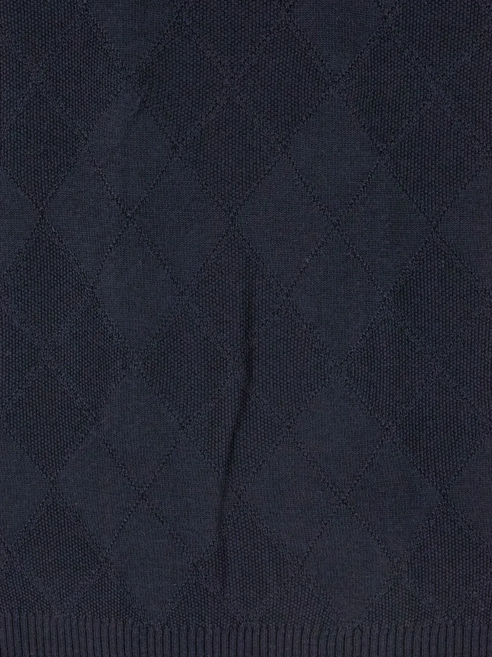 Ballantyne argyle-knit wool sweater Blauw