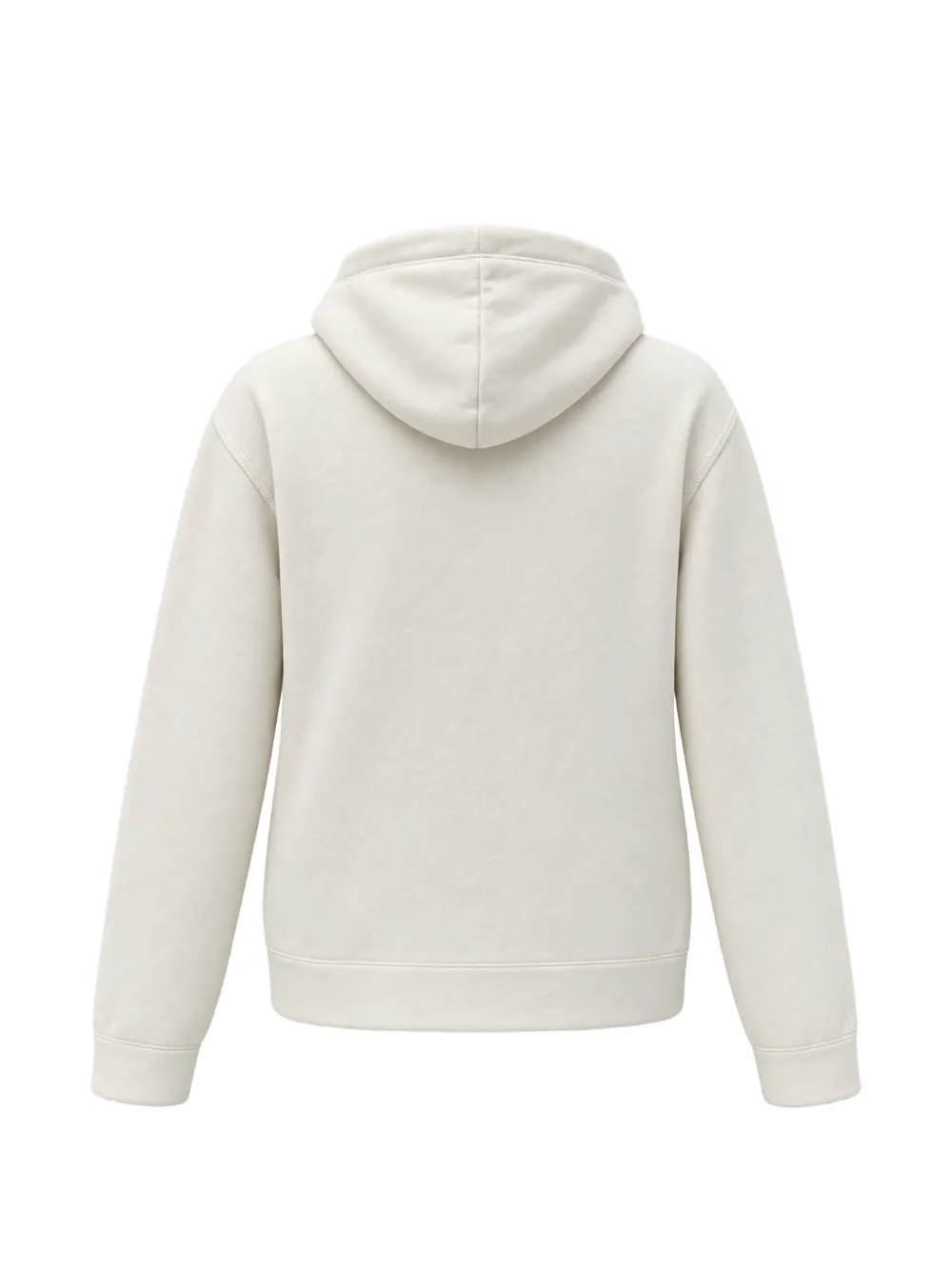Fabiana Filippi patch-pocket hoodie Wit