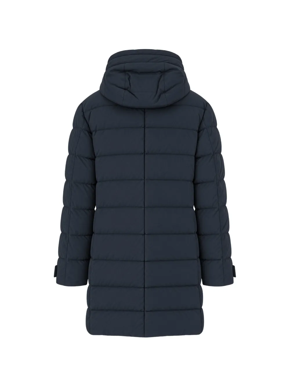 Moorer hooded quilted jacket Blauw