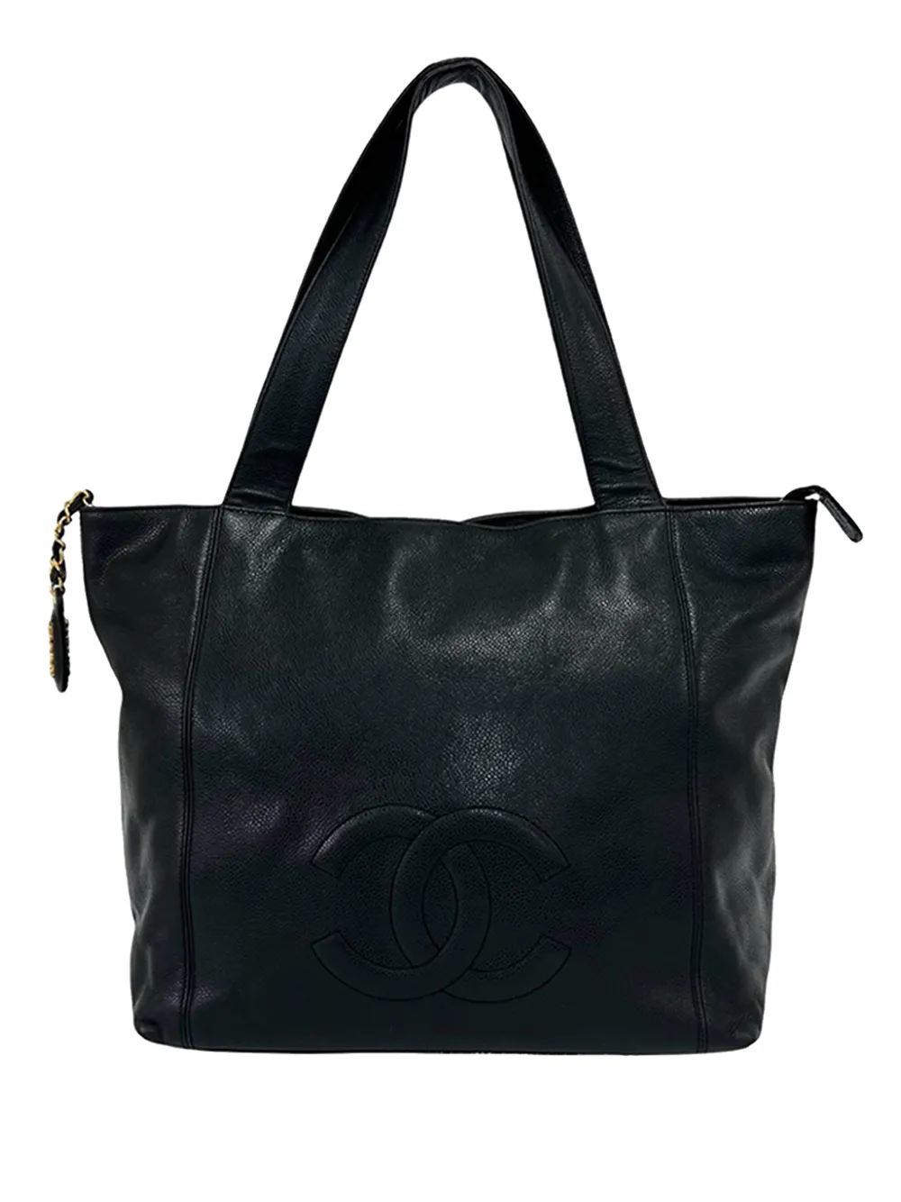 CHANEL Pre-Owned 1990-2000 CC Caviar tote bag - Nero