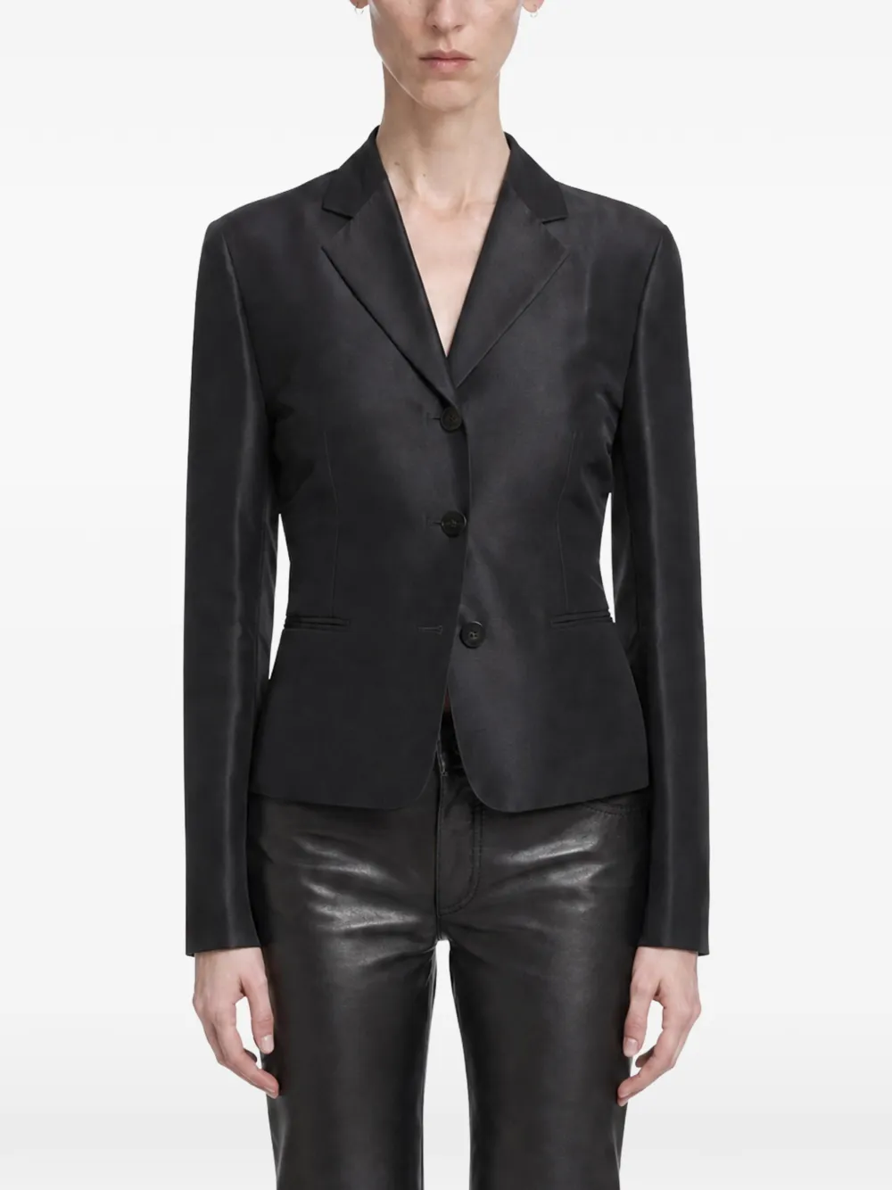 Gucci Blazer aus Seide - Schwarz