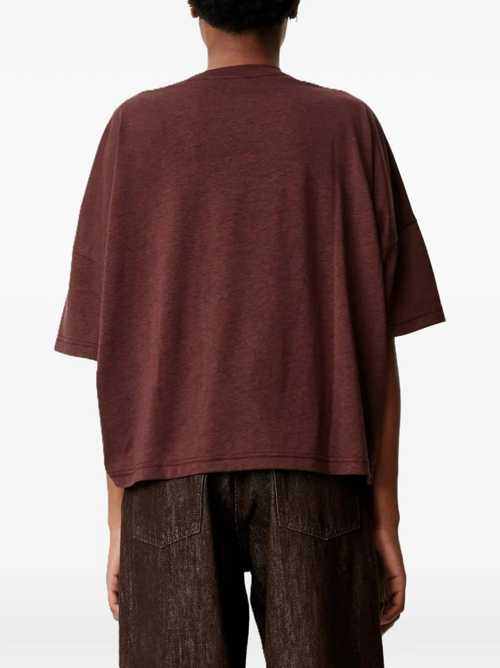 Sessun Dorel Dropped-shoulder T-shirt In Brown