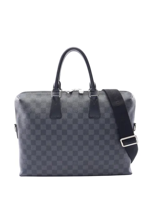 Louis Vuitton Pre-Owned bolso shopper Porte Documents Jour con motivo Damier Graphite 2014