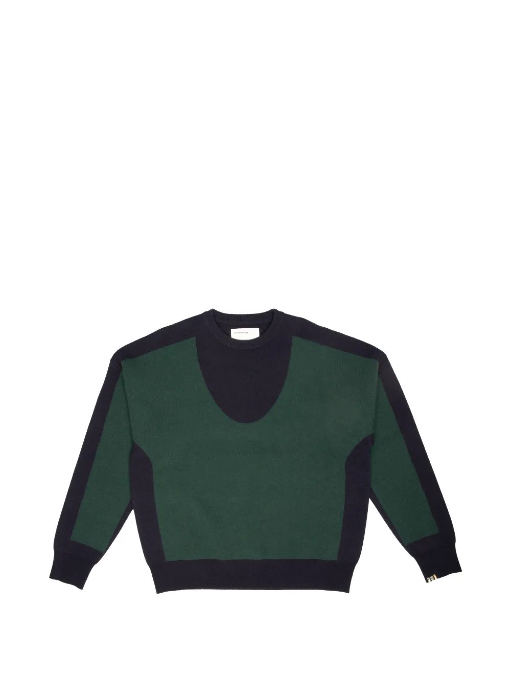 extreme cashmere n°518 Trompe cashmere sweater - Blue